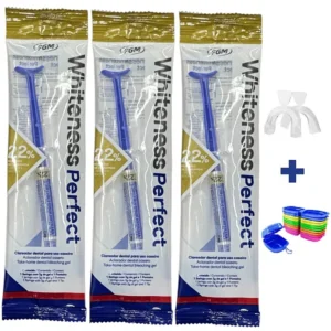 Clareador Dental Whiteness Perfect 22% 3 un + moldeira