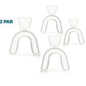 2 Pares Moldeira termomoldavel Clareamento