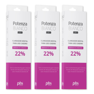 Clareador Dental Potenza Bianco 22% 3 un