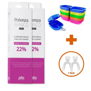 Clareador Dental Potenza Bianco 22% 2 un kit