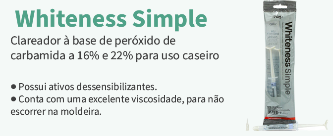 clareador dental Whiteness Simple